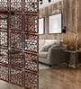 Walnut Engineered Wood Hanging Wood Divider