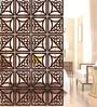 Walnut Engineered Wood Hanging Wood Divider