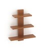 Walnut Engineered Wood Phelix Floating Wall Shelf