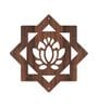 Walnut Engineered Wood Plazo Set Of 12 Hanging Room Divider