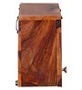 Sheesham Wood Wall Shelf With Door