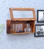 Sheesham Wood Wall Shelf With Door