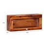 Sheesham Wood Wall Shelf With Door