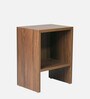 Walnut Hues Night Stand in Dark Brown Finish