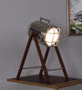 Walnut Mdf Study Lamp  (1 Piece)