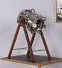 Walnut Mdf Study Lamp  (1 Piece)