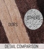 Walnut Microfiber 16x24 Inches Lightweight Bath Mat Set Of 2