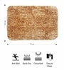 Walnut Microfiber 23x35 Inches Super Soft Bath Mat