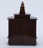 Walnut Sheehsam Wood Wall Mounted Mandir Without Door