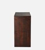 Walnut Tint End Table in Dark Brown Finish