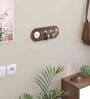 Engineered Wood Wall Mounted Key Holder Hanger with 5 Hooks
