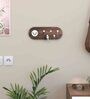 Engineered Wood Wall Mounted Key Holder Hanger with 5 Hooks