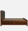 Walter Solid Sheesham Wood Bed With Hydraulic Storage