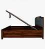 Walter Solid Sheesham Wood Bed With Hydraulic Storage