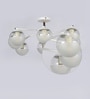 Blaise White Glass Globe Chandelier