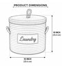 Yellow Cotton L 10 x W 10  Kids Laundry Basket with Lid
