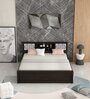 Ward King Size Bed in Dark Wenge Colour With Storage