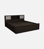 Ward King Size Bed in Dark Wenge Colour With Storage