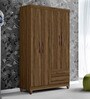 Ambar 4 Door Wardrobe in Cedar Finish