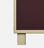 Wardrobe H Steel 2 Door Wardrobe in Textured Shell Wine Red Colour