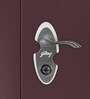 Wardrobe H Steel 2 Door Wardrobe in Textured Shell Wine Red Colour
