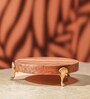 Warli Acacia Wood Riser with Metal Feet