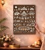 Warli Celebration Stretched Canvas Painting