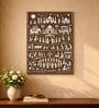 Warli Celebration Stretched Canvas Painting