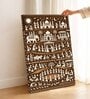 Warli Celebration Stretched Canvas Painting