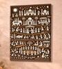 Warli Celebration Stretched Canvas Painting