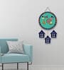 Warli Dancing Multicolour Engineered Wood Wall Hanging Quotes