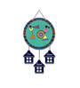 Warli Dancing Multicolour Engineered Wood Wall Hanging Quotes
