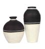 Warli Earthen (Set Of 2) Table Vase