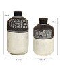 Warli Earthen Sanford Black & White Terracotta Table Vase