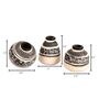 Warli Earthen Miniature (Set Of 3) Table Vase