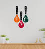 Warli Multicolour Engineered Wood Wall Hanging Quotes