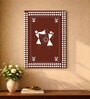 Warli Music Celebration Stretched Canvas Painting