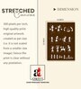 Warli Music Life Stretched Canvas Painting