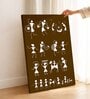 Warli Music Life Stretched Canvas Painting