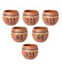 Warli Terracotta Kulhad (Set of 6)