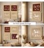 Warli Tribal Story Set of 4 Framed Posters