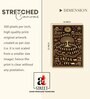 Warli Village Dance Stretched Canvas Painting
