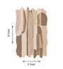 Beige Geometrical Woolen 60 x 96 Inches Hand Tufted Rug