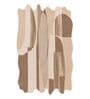 Beige Geometrical Woolen 60 x 96 Inches Hand Tufted Rug