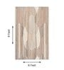 Beige Geometrical Woolen 72 x 108 Inches Hand Tufted Rug