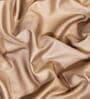 Warm Cocoa 100% Cotton 300TC Solid Superking Bedsheet with 2 Pillow Covers (Quilted)