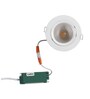 Warm White 20 Watts LED Aluminium Round Panel Down Light