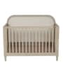 Warm Oat Collection Solid Wood Crib in Light Brown Colour with Headboard