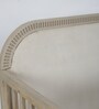 Warm Oat Collection Solid Wood Crib in Light Brown Colour with Headboard