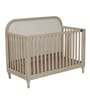 Warm Oat Collection Solid Wood Crib in Light Brown Colour with Headboard